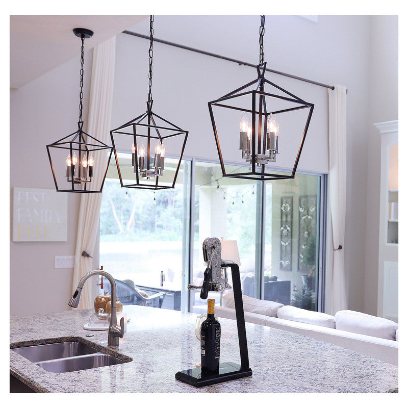 Maxim 25152GLTXB - Abode 4 Light 18" Chandelier