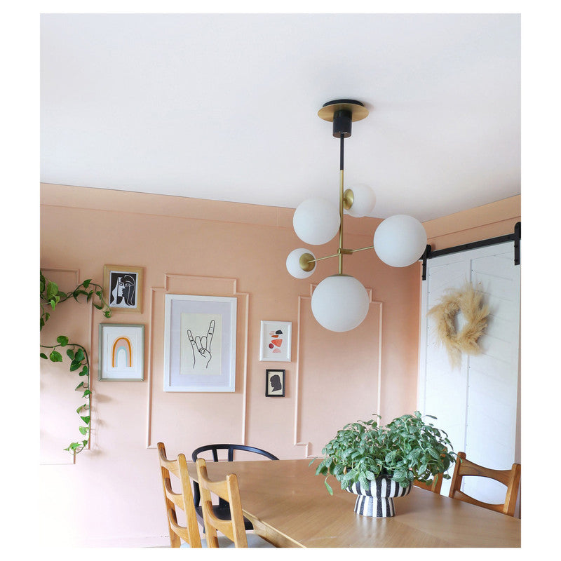 Maxim 26037SWSBRBK - Vesper 5 Light 38" Pendant