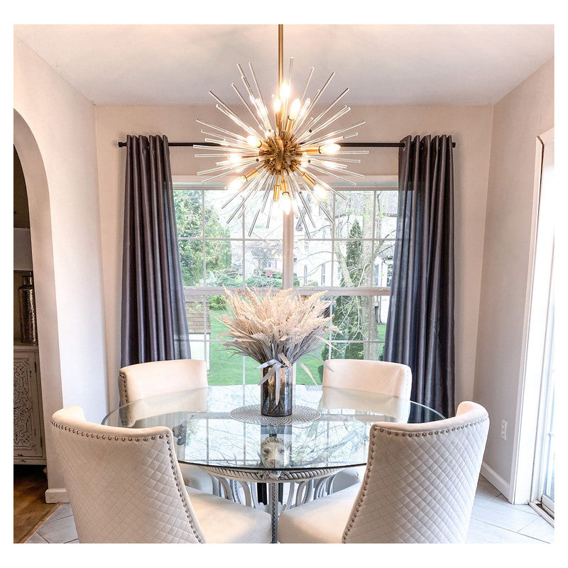 Maxim 28664CLPC - Polaris 12 Light 25" Pendant