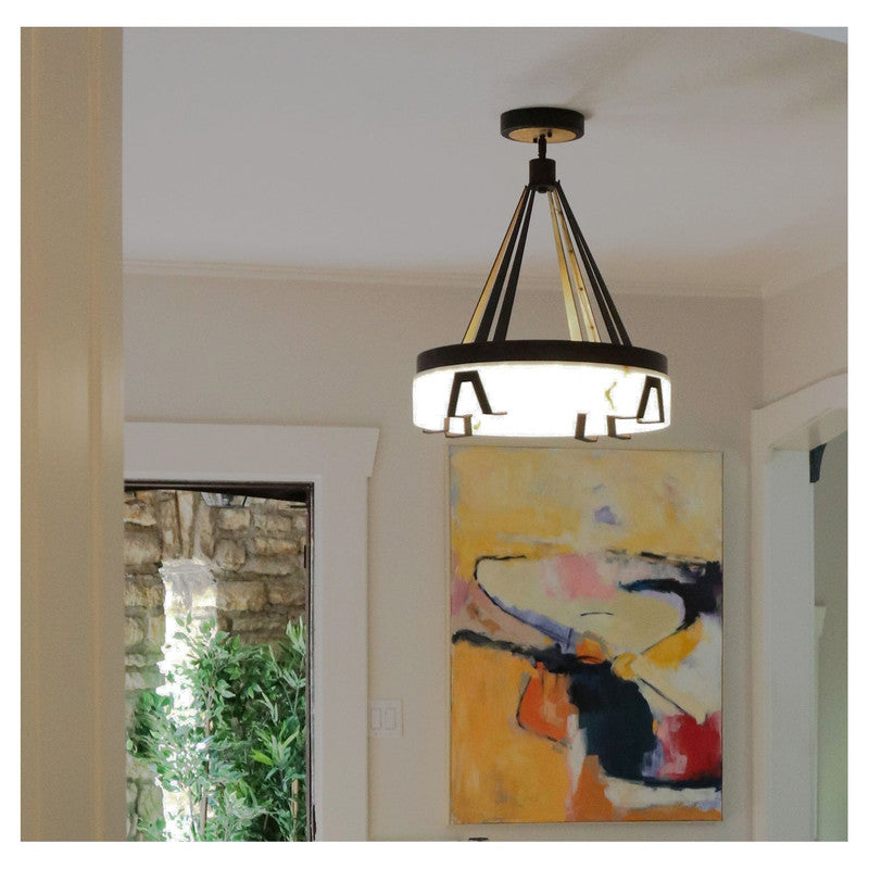 Maxim 30175CLBZGLD - Magnolia 5 Light 26" Pendant