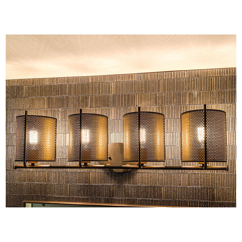 Maxim 31214OIAB - Caspian 4 Light 37" Wall Sconce