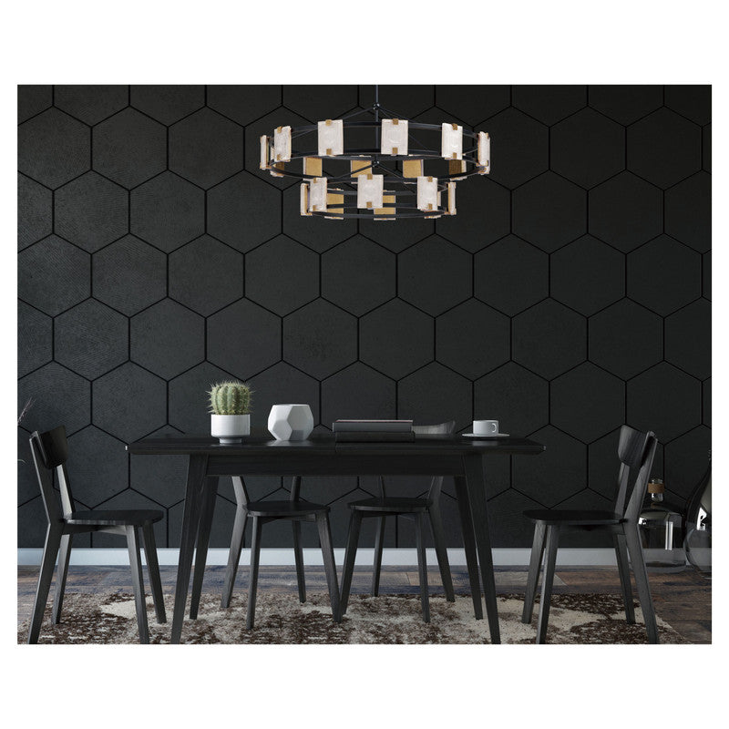 Maxim 39538CYBKGL - Radiant 20 Light 42" Chandelier