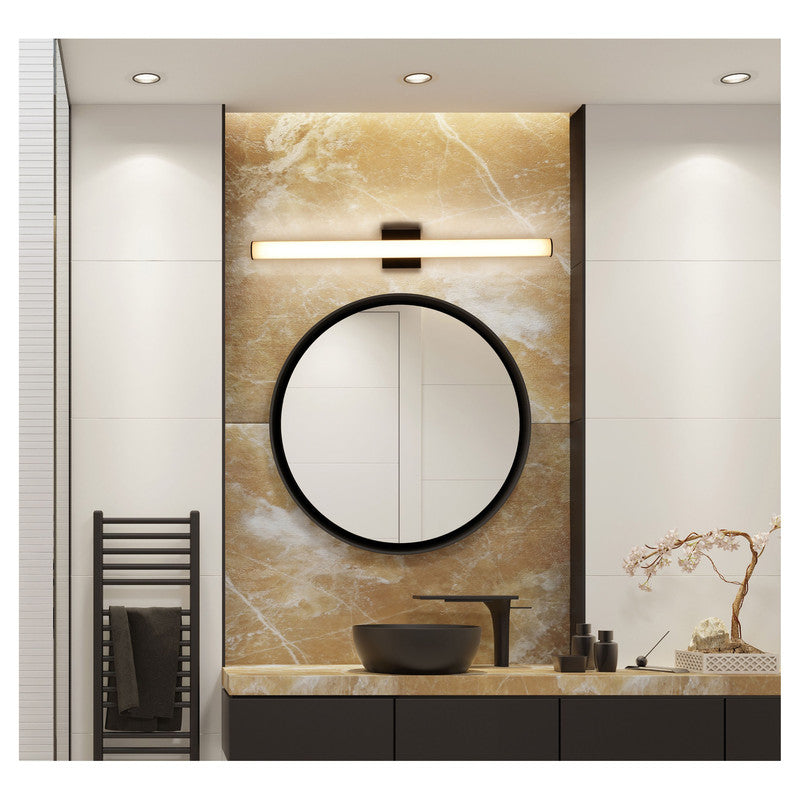 Maxim 52125WTBK - Barrel 1 Light 7" Wall Sconce