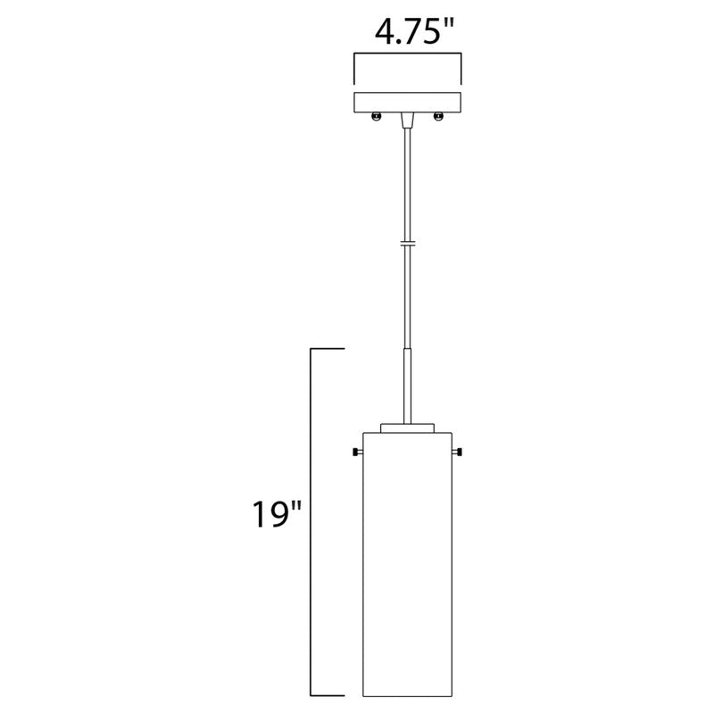 Maxim 10194CLFTPC - Scope 1 Light 15" Pendant