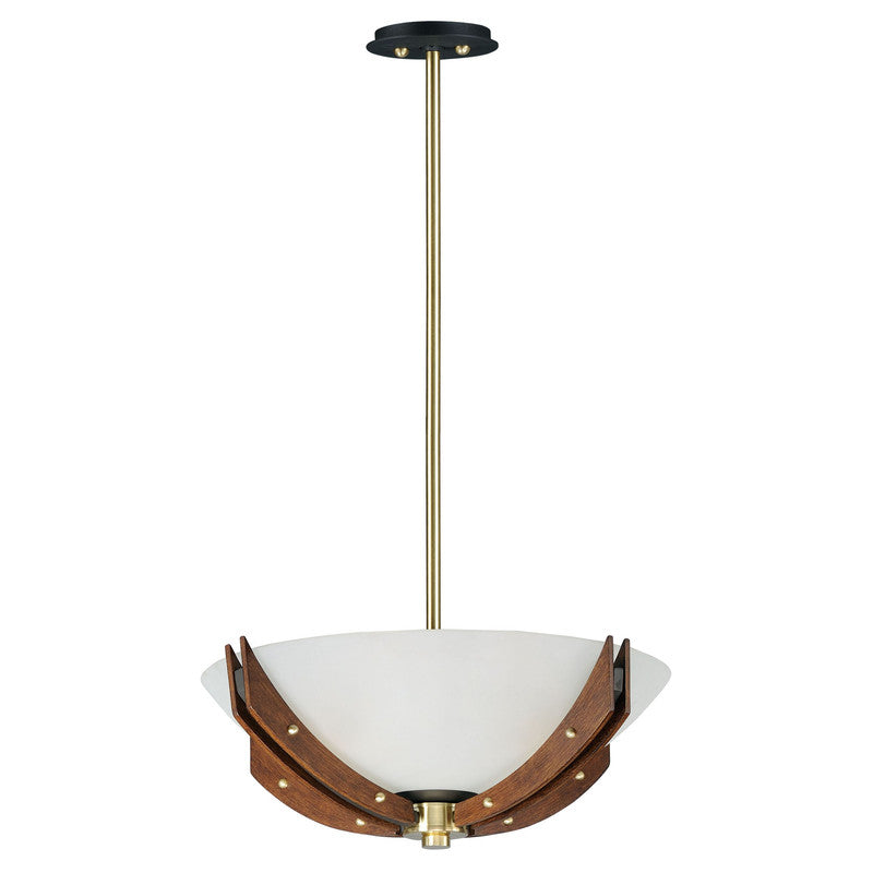 Maxim 39511CLBKWE - Merge 4 Light 22" Semi Flush Ceiling Light