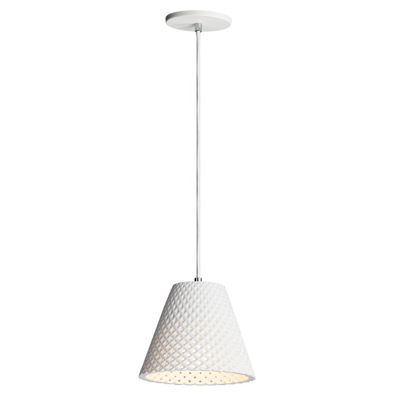 Maxim 10144GYBK - Woven 1 Light 9" Pendant