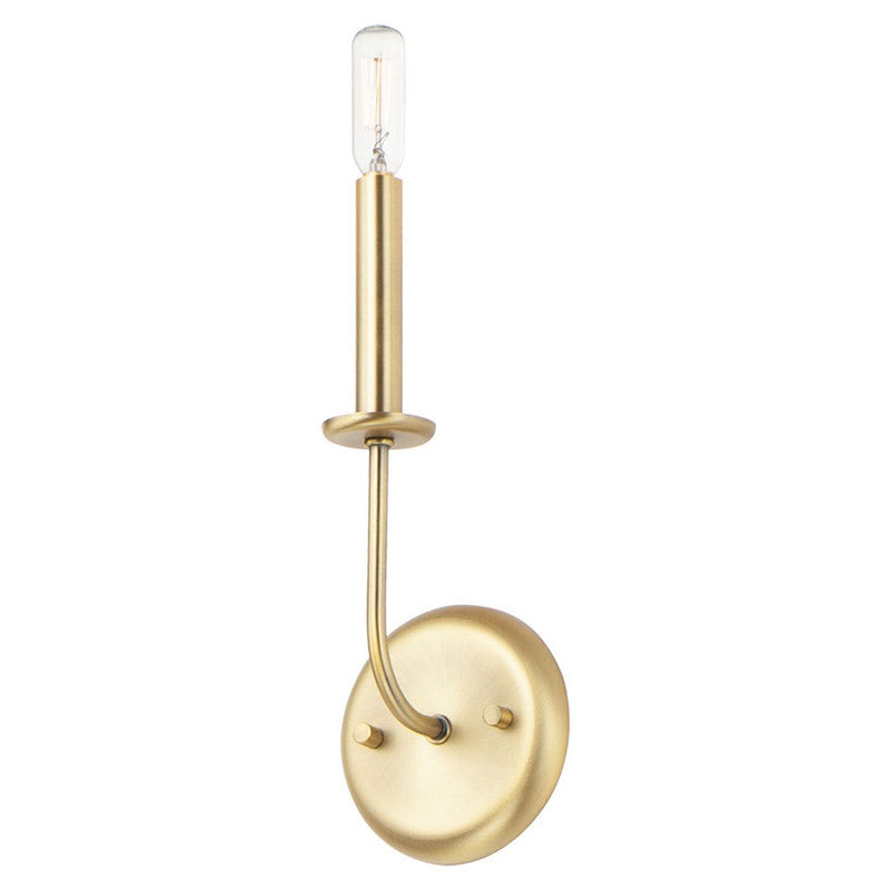 Maxim 10321BKSN - Wesley 1 Light 12" Wall Sconce