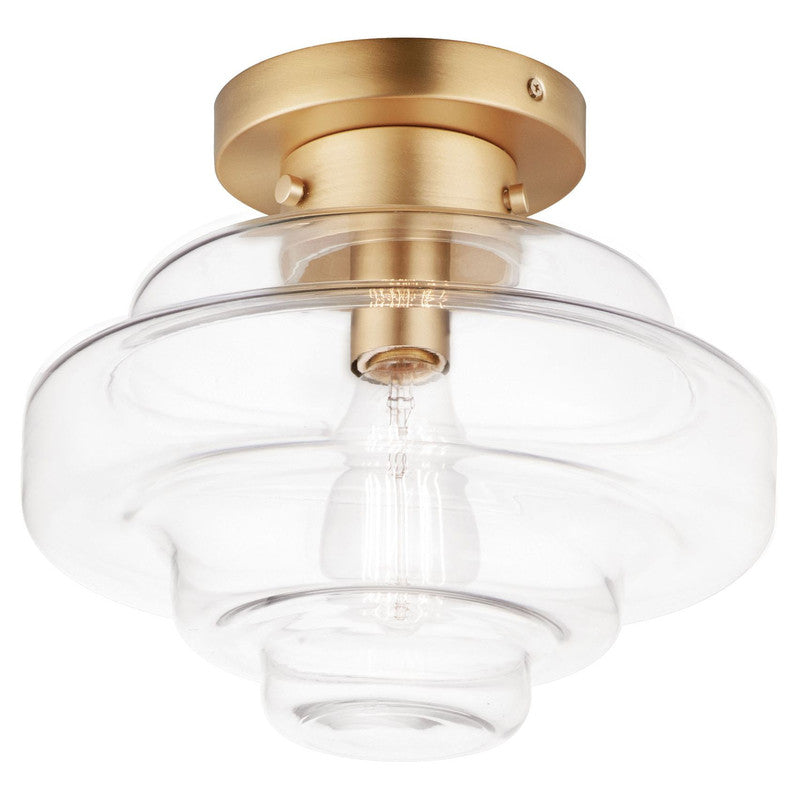 Maxim 11120CLBK - Harbor 1 Light 15" Flush Mount