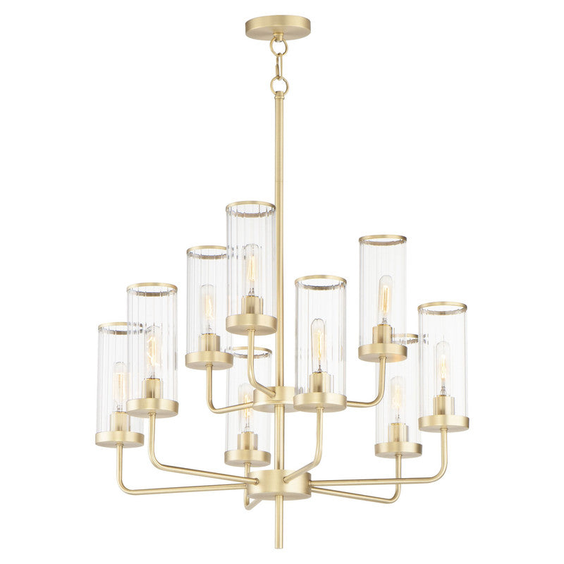 Maxim 11479CRBK - Crosby 9 Light 31" Chandelier
