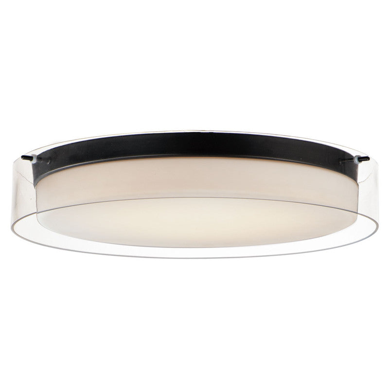 Maxim 12286CLSWBK - Duo 1 Light 20" Flush Mount