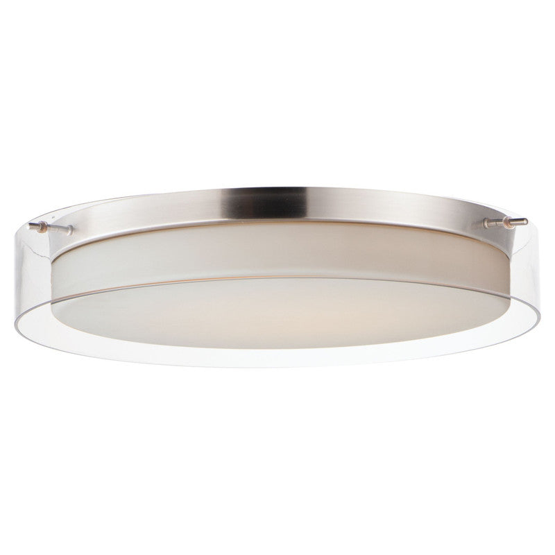 Maxim 12286CLSWBK - Duo 1 Light 20" Flush Mount