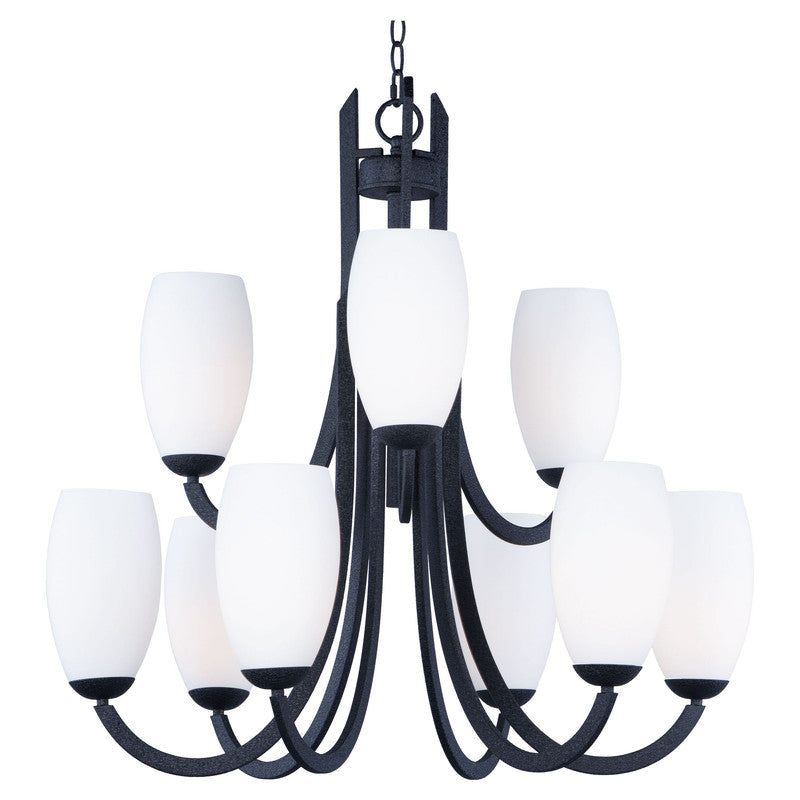 Maxim 21657SWSN - Taylor 9 Light 32" Chandelier