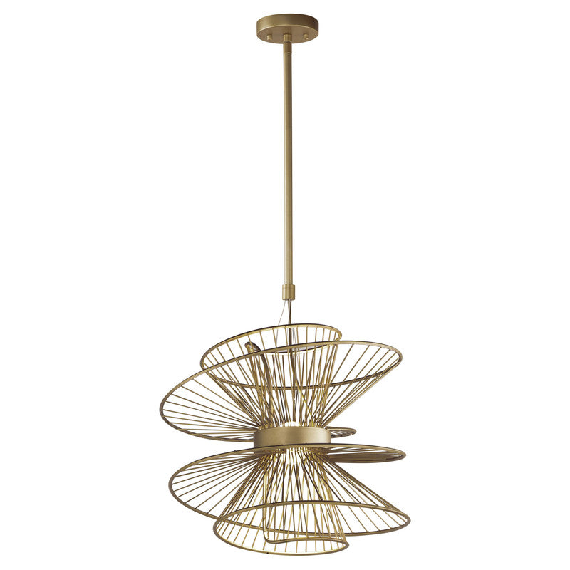 Maxim 24174BK - Zeta 2 Light 22" LED Pendant