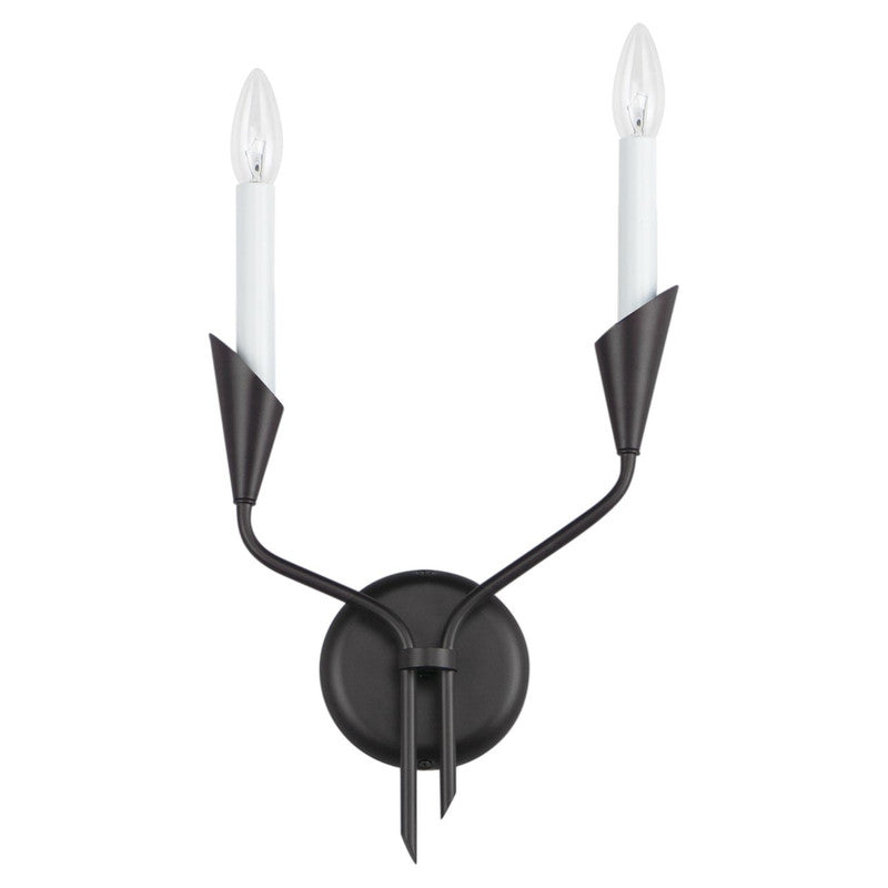 Maxim 24342BK - Calyx 2 Light 17" Wall Sconce