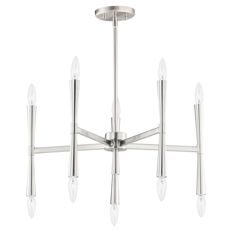 Maxim 24625BK - Rome 10 Light 24" Chandelier