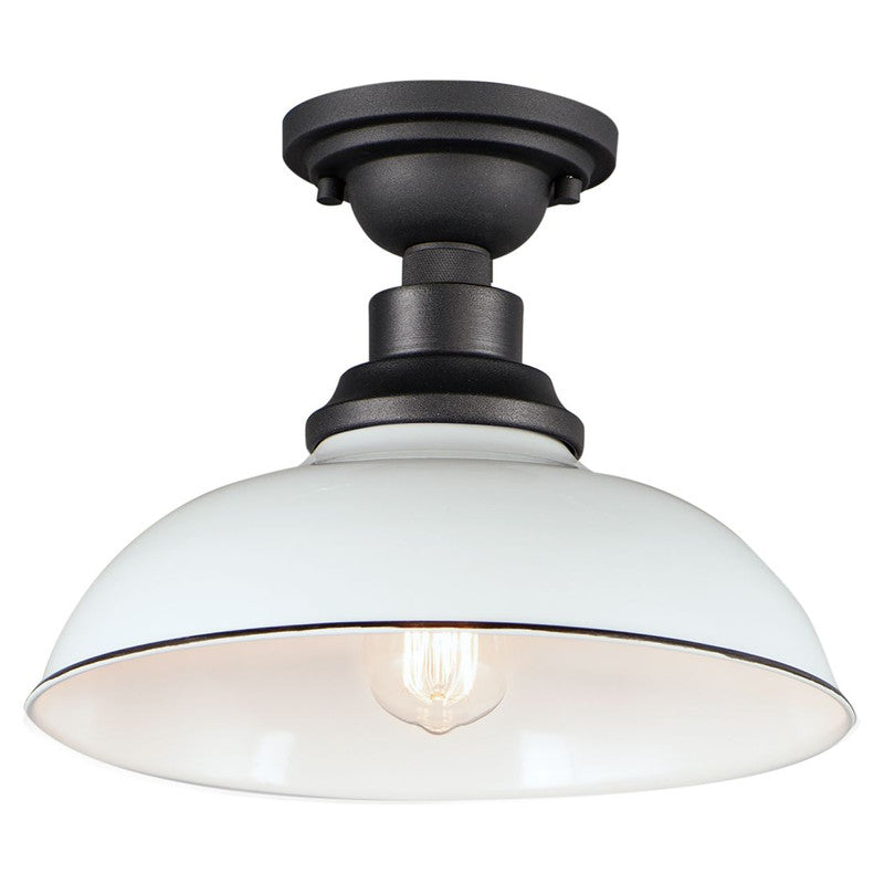 Maxim 35110GBBK - Granville 1 Light 12" Flush Mount