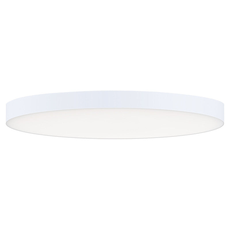 Maxim 57664WTBK - Trim 1 Light 11" Round LED Flush Mount