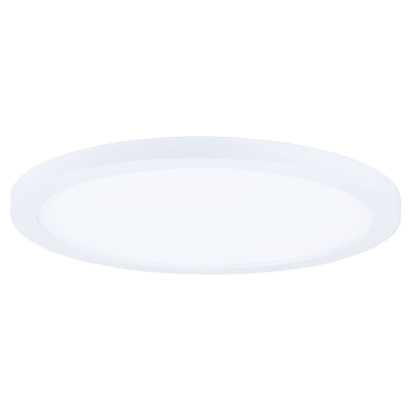 Maxim 58715WTWT - Wafer 1 Light 9" Round LED Flush Mount - 3000K - 0-10V Dimming