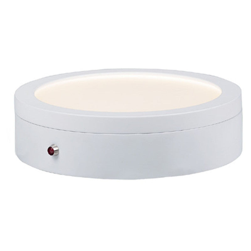 Maxim 58784WTWT - Wafer 1 Light 7" Round LED Flush Mount w/ Emergency Backup - 3000K