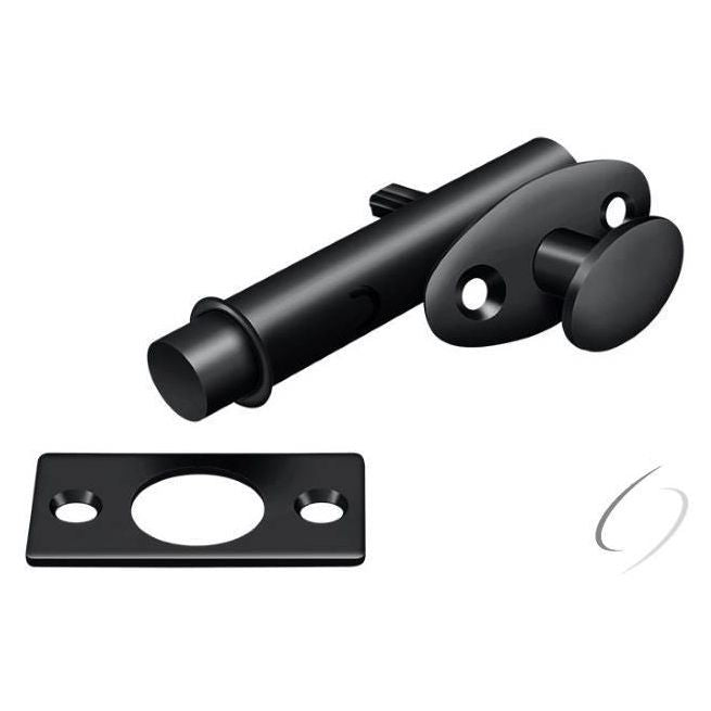 MB175U19 Mortise Bolt; Black Finish