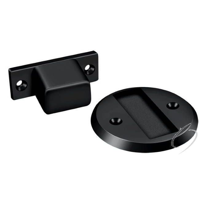 MDHF25U19 Magnetic Door Holder Flush 2-1/2" Diameter; Black Finish