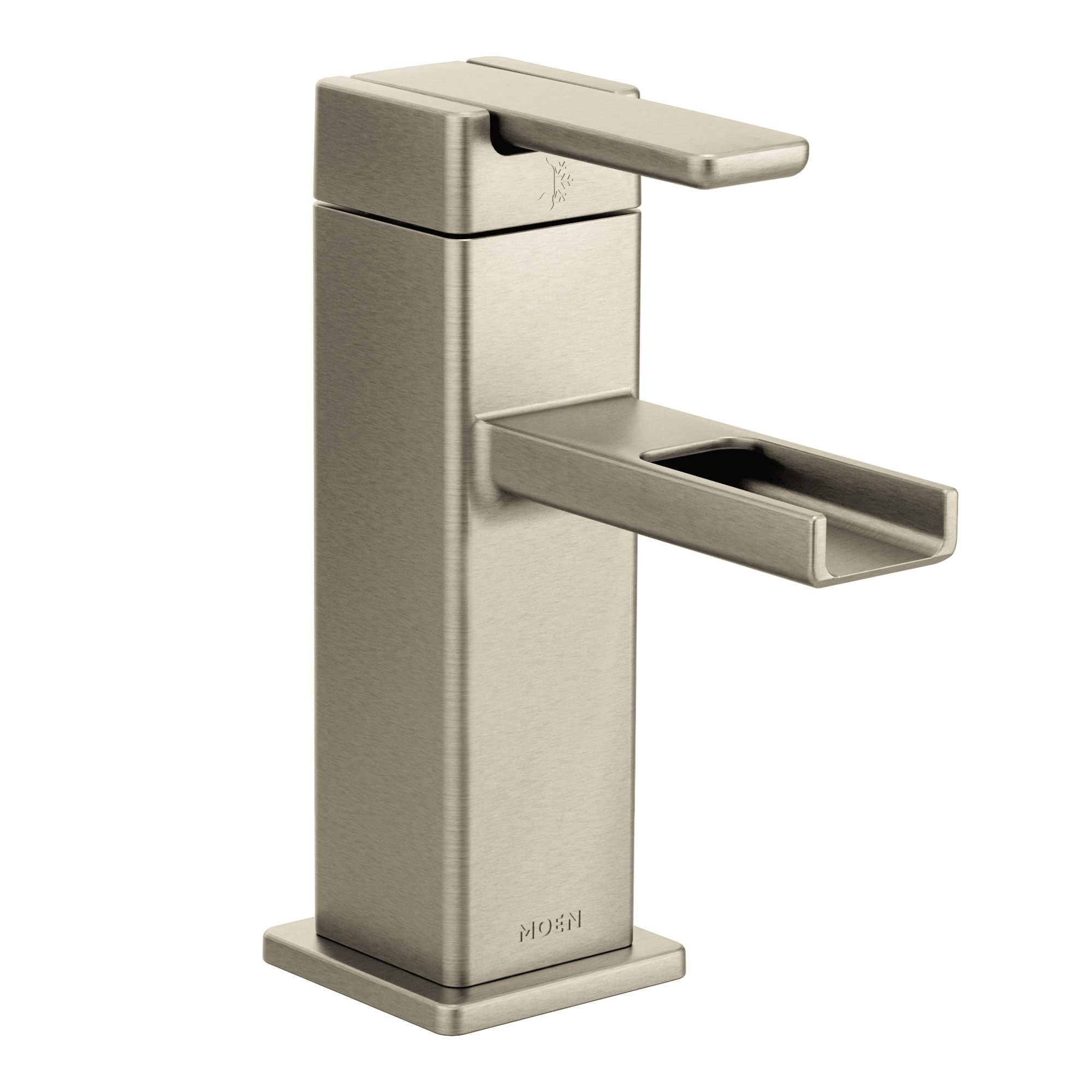 90 Degree OneHandle Open Waterway Bathroom Faucet