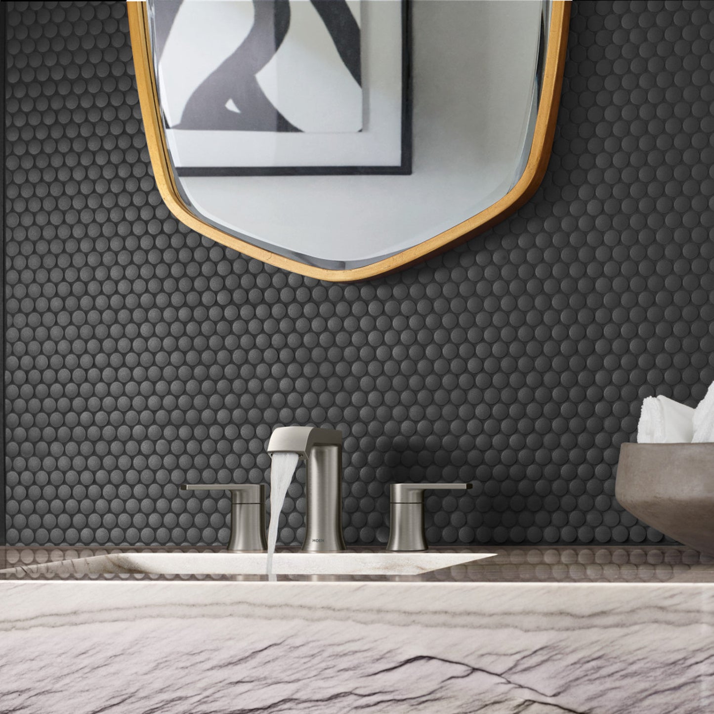 Moen T6708 - Genta Two-Handle Bathroom Faucet, Trim Only