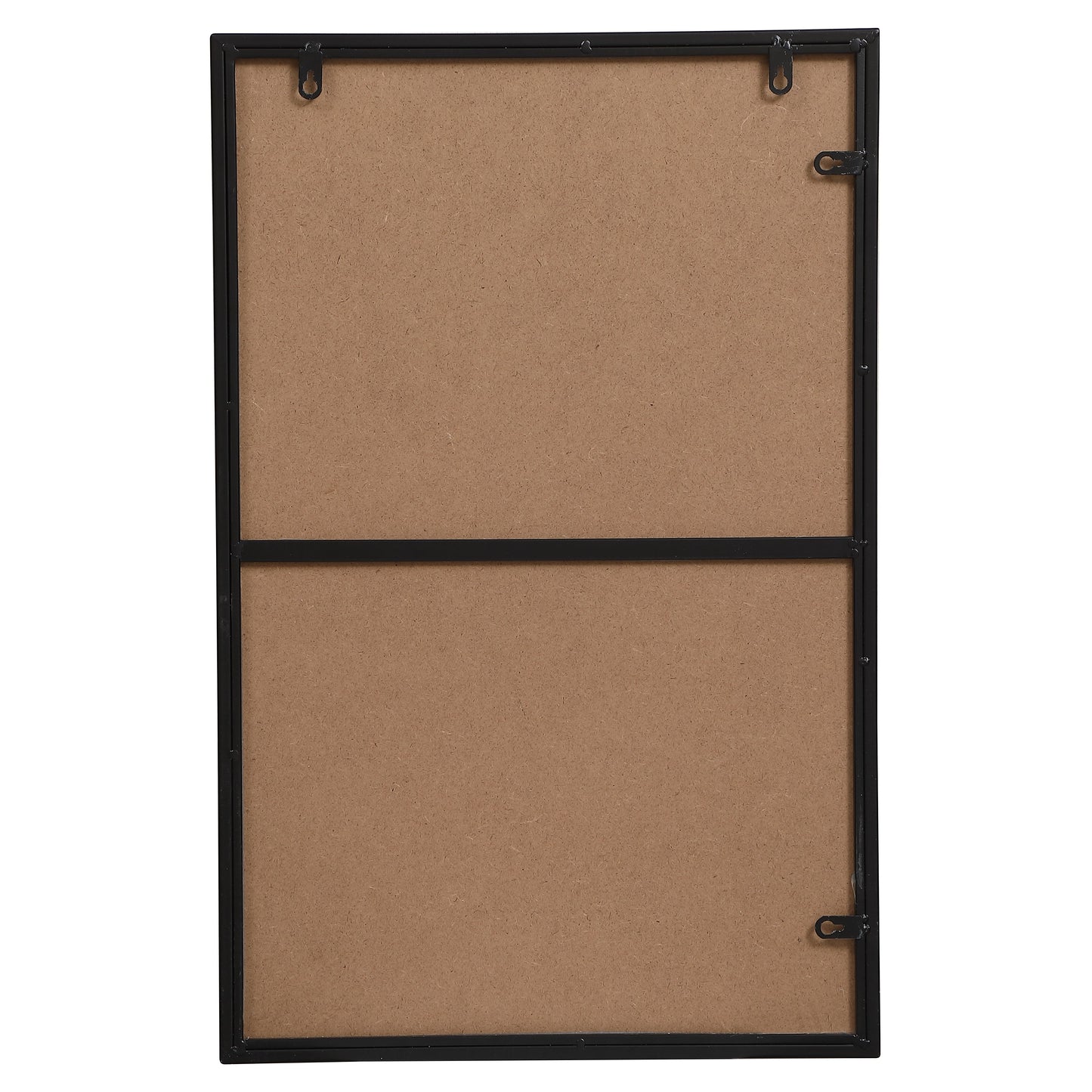 MR41828BK Monet 28" x 18" Metal Framed Rectangular Mirror in Black