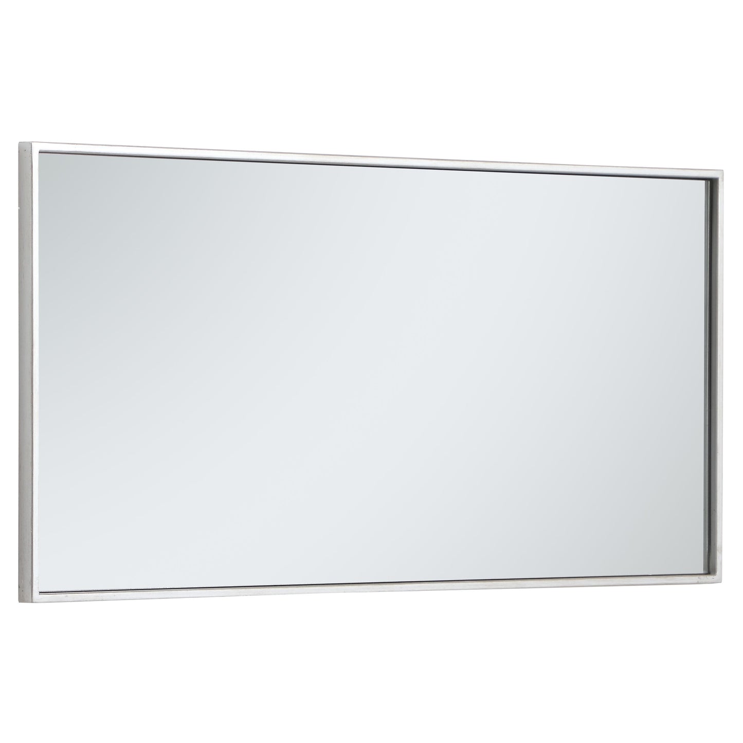 MR41836S Monet 18" x 36" Metal Framed Rectangular Mirror in Silver