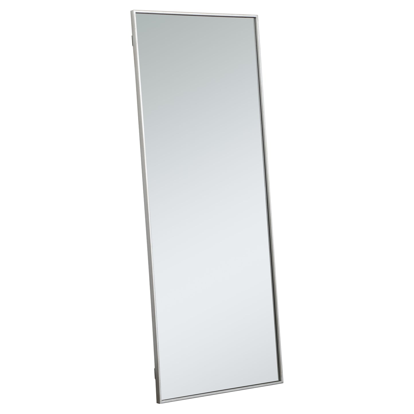 MR42460S Monet 24" x 60" Metal Framed Rectangular Mirror in Silver