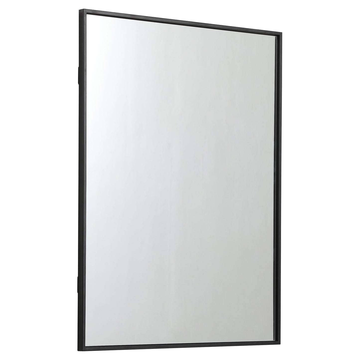 MR42736BK Monet 27" x 36" Metal Framed Rectangular Mirror in Black