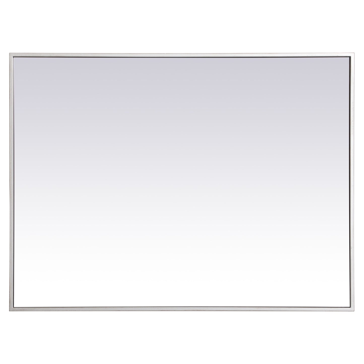MR42736S Monet 27" x 36" Metal Framed Rectangular Mirror in Silver
