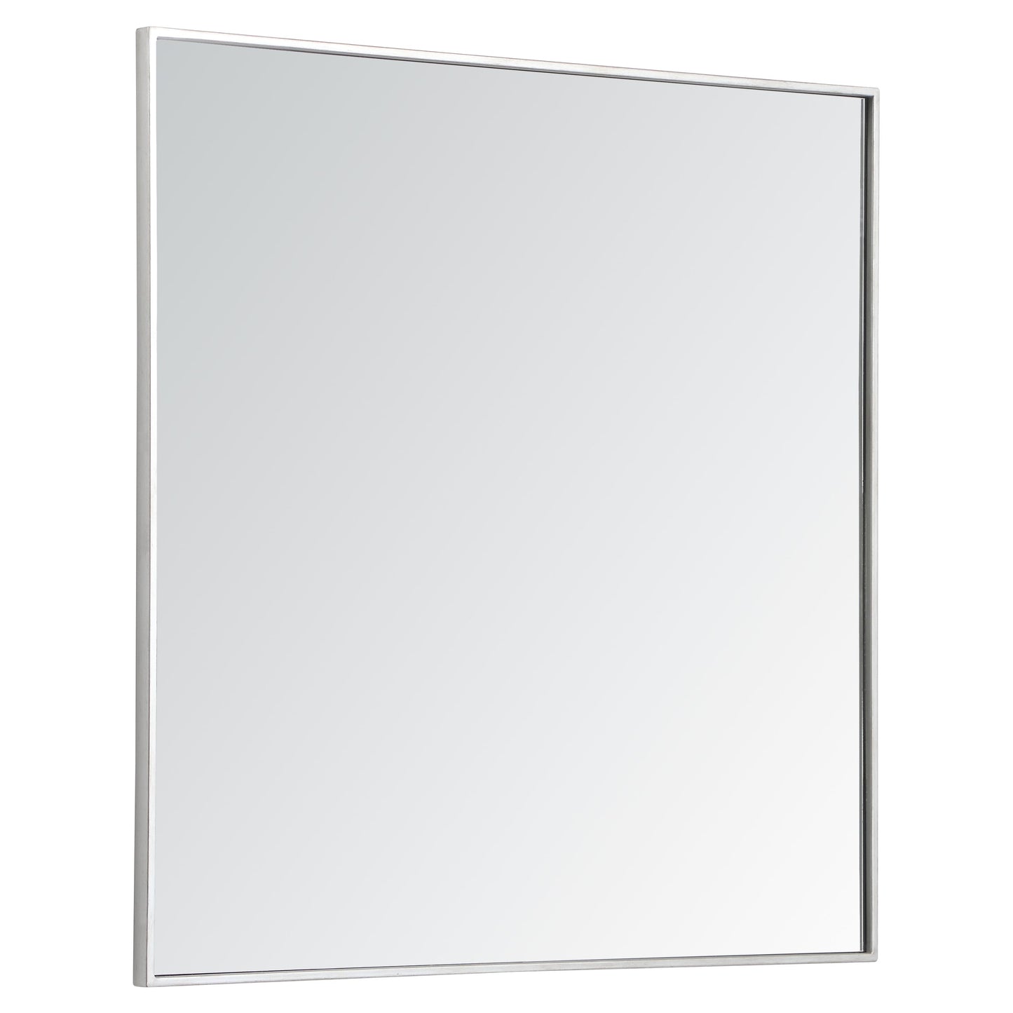 MR43636S Monet 36" x 36" Metal Framed Square Mirror in Silver