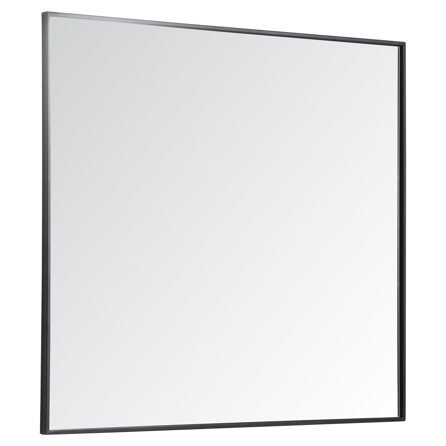 MR43640BK Monet 36" x 40" Metal Framed Rectangular Mirror in Black