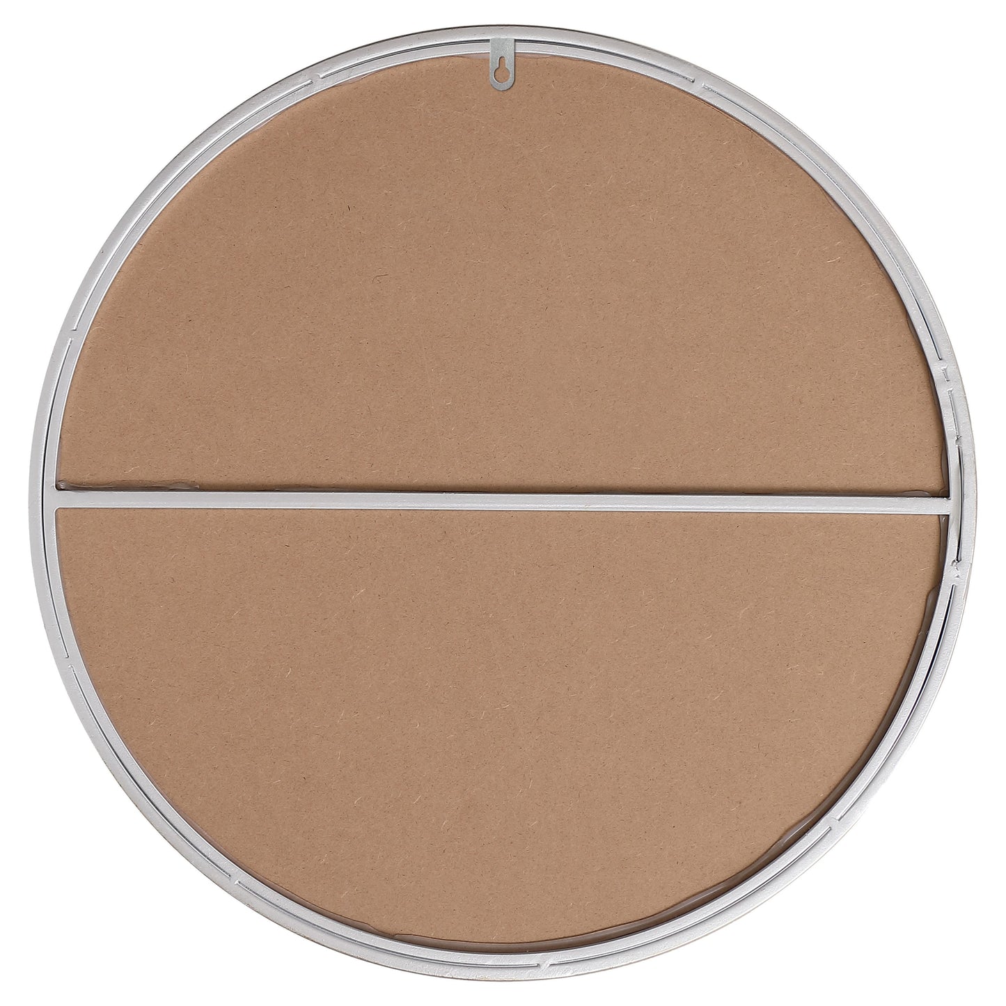 MR4821S Eternity 21" x 21" Metal Framed Round Mirror in Silver