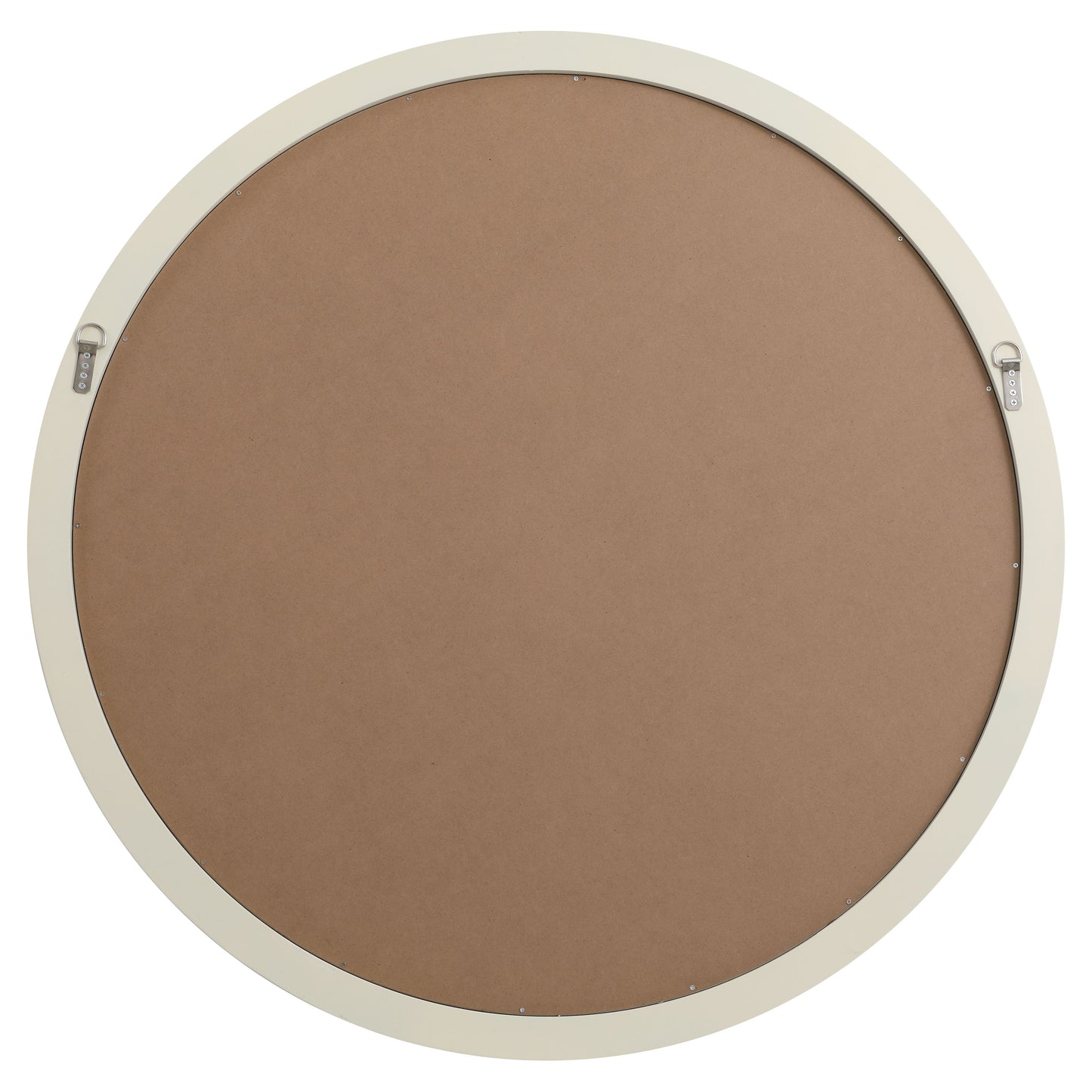 MR54848 Oullette 48" x 48" Round Mirror in Chevron Frame