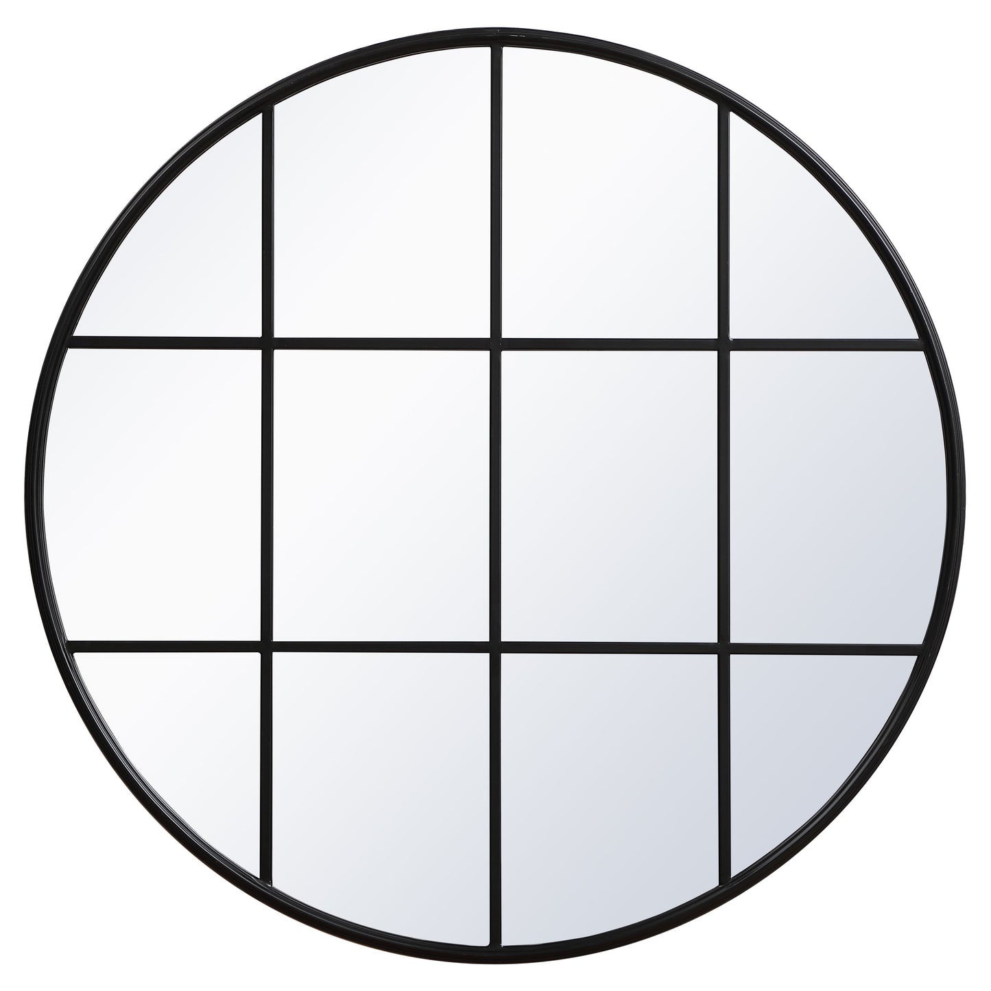 MR634242BK Motif 42" x 42" Decorative Mirror in Black