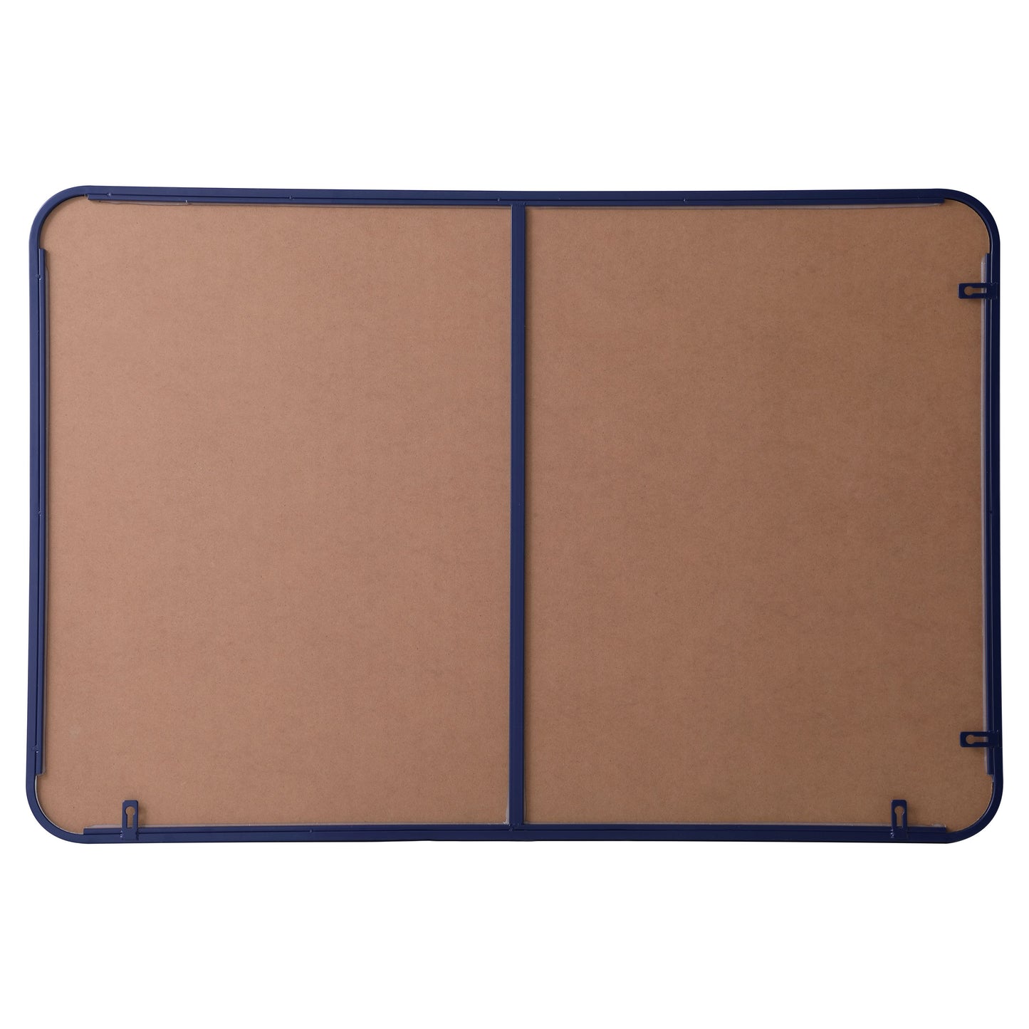 MR802740BL Evermore 27" x 40" Metal Framed Rectangular Mirror in Blue