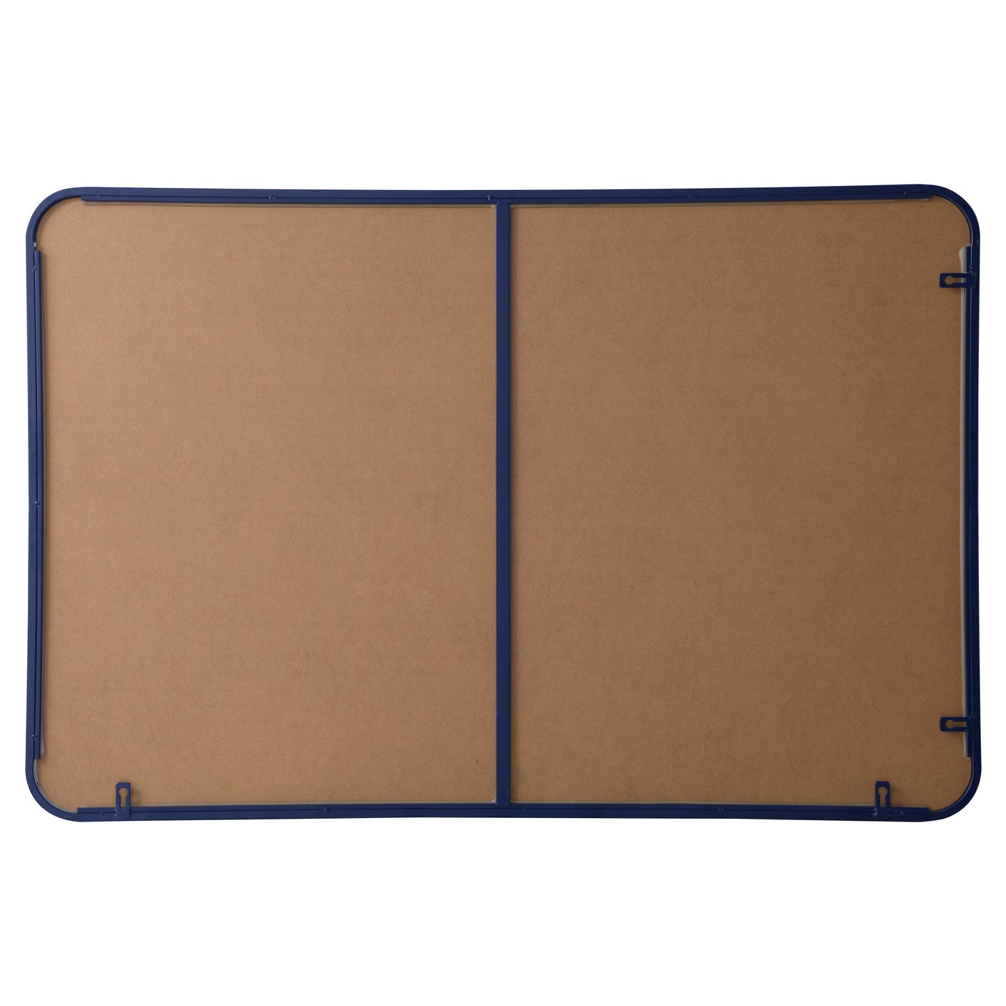 MR802842BL Evermore 28" x 42" Metal Framed Rectangular Mirror in Blue