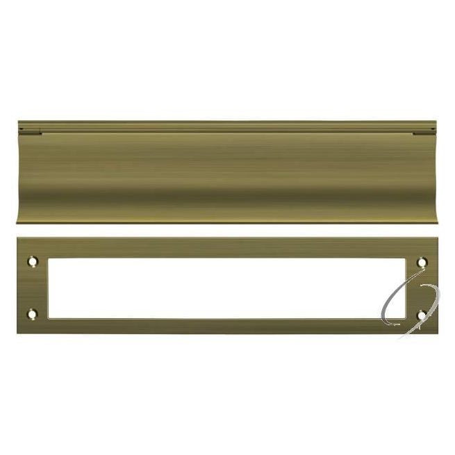 MS0030U5 Mail Slot; Heavy Duty; Antique Brass Finish