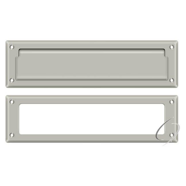 MS211U15 Mail Slot 13-1/8" with Interior Frame; Satin Nickel Finish