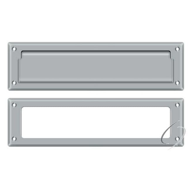 MS211U26D Mail Slot 13-1/8" with Interior Frame; Satin Chrome Finish