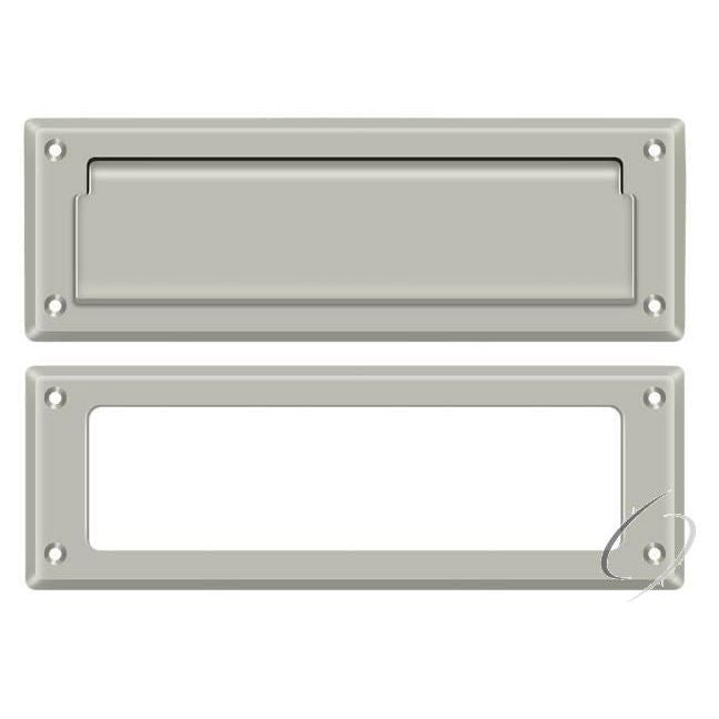 MS626U15 Mail Slot 8-7/8" with Interior Frame; Satin Nickel Finish