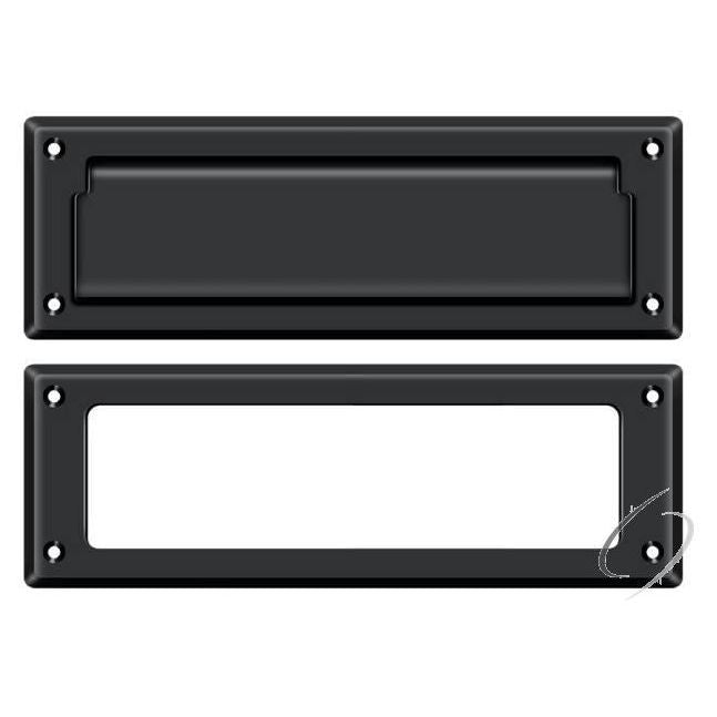 MS626U19 Mail Slot 8-7/8" with Interior Frame; Black Finish