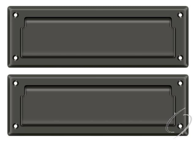 MS627U10B Mail Slot 8-7/8" with Back Plate; Oil Rubbed Bronze Finish