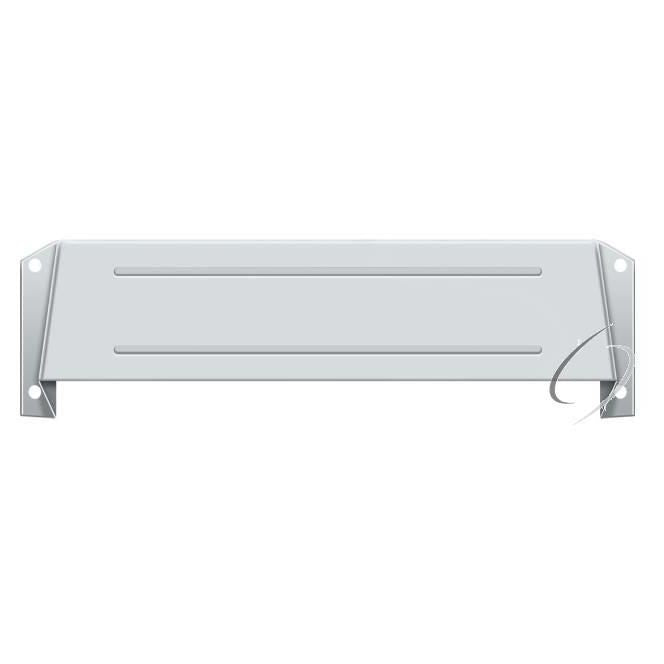 MSH158U26 Letter Box Hood 12-1/2" Long; Bright Chrome Finish