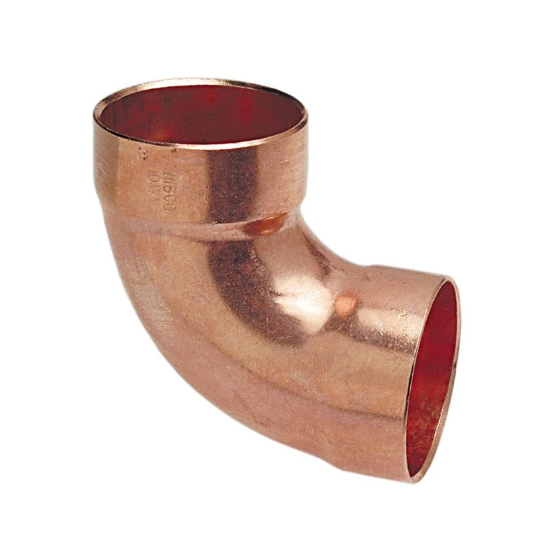 1-1/2" DWV 90 Degree Elbow C x C - Wrot Copper, 907