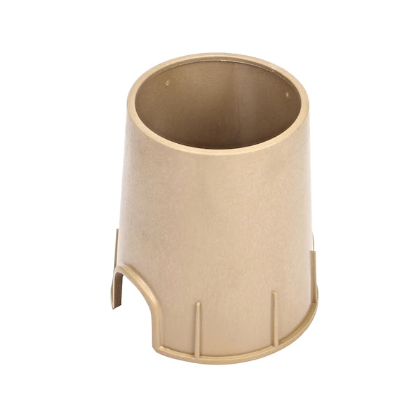 NDS 107BC SAND - 6" Round Tan Box with Tan Overlapping Cover - ICV