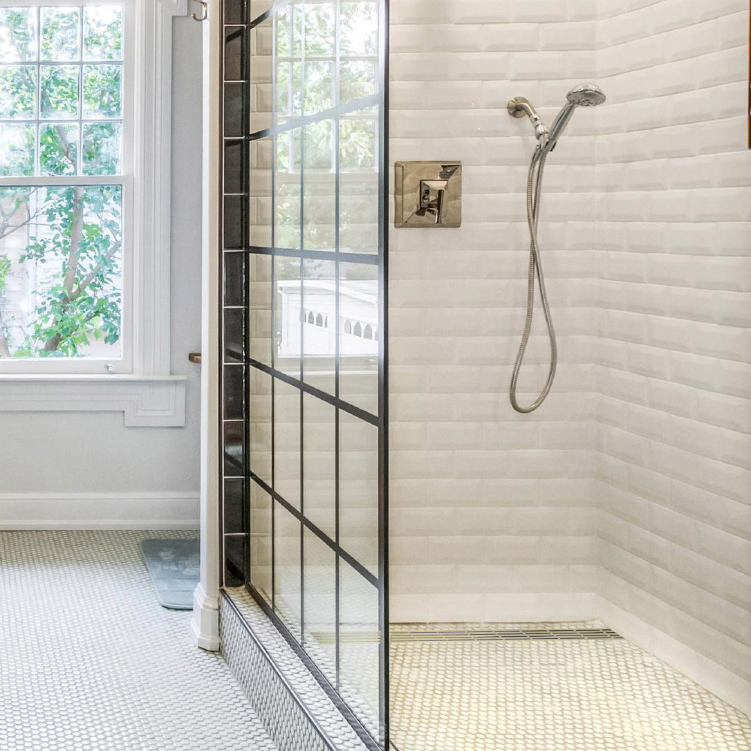 QuikDrain 64" Linear Shower Drain in Stainless Steel