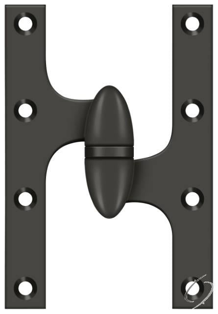 OK6040B10B-R 6" x 4" Hinge; Oil Rubbed Bronze Finish